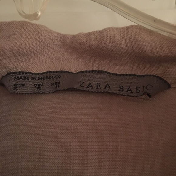 Zara Tan Tunic Dress With Pockets.Smoke Free Home. - Picture 3 of 6